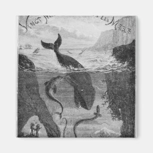 Cover Illustration '20,000 Leagues Under the Sea' Magnet