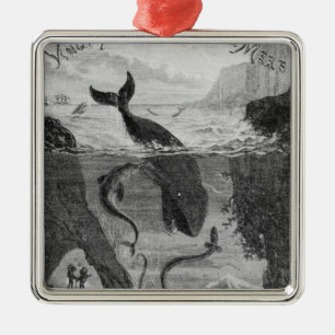 Cover Illustration '20,000 Leagues Under the Sea' Metal Tree Decoration