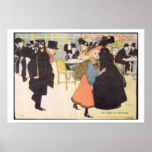 Cover illustration for 'La Vie en Rose', 1903 (col Poster