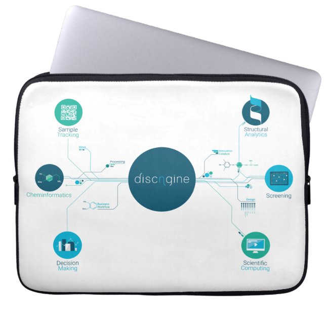 Cover Laptop Discngine White (Front)