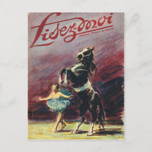 Cover, Lisez-Moi, Circus performance Postcard