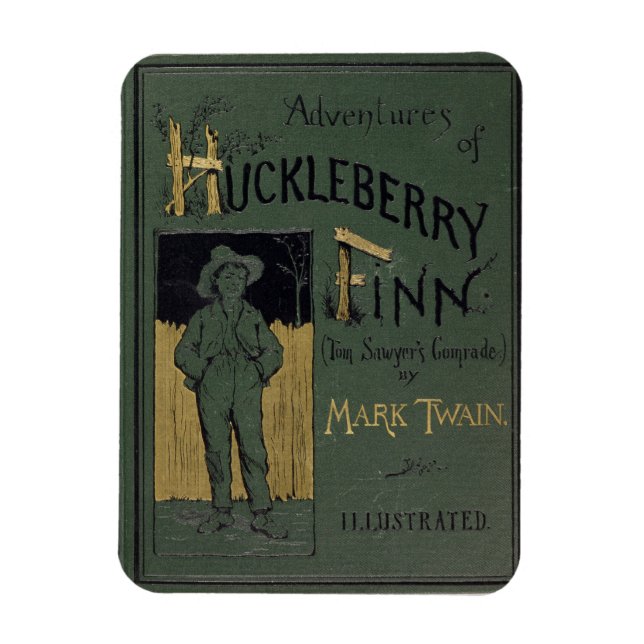 Cover of 'Adventures of Huckleberry Finn' by Mark Magnet (Vertical)