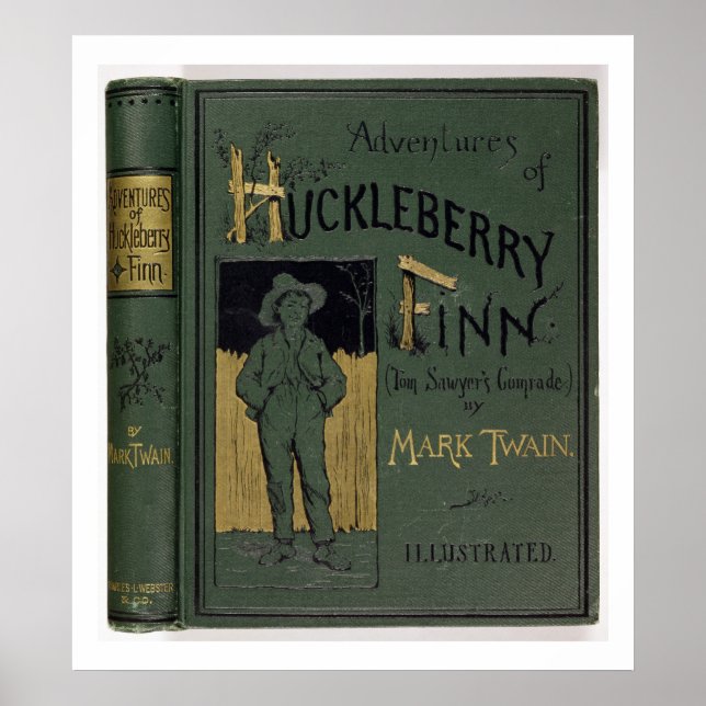 Cover of 'Adventures of Huckleberry Finn' by Mark Poster (Front)