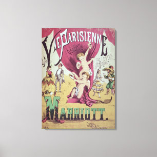 Cover of score sheet 'La Vie Parisienne Canvas Print
