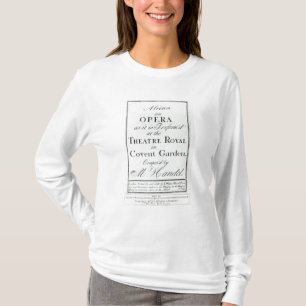 Cover of Sheet Music for Alcina T-Shirt