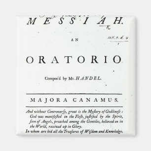 Cover of Sheet Music Magnet