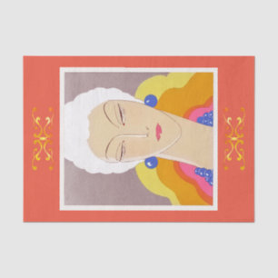 Cover of the fashion magazine Art-Goût-Beauté Tissue Paper