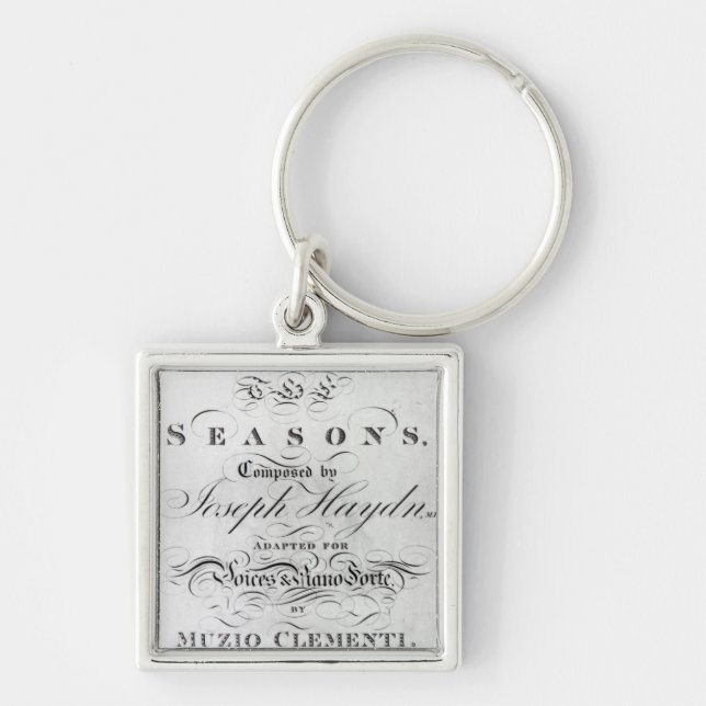 Cover of the score sheet of 'Seasons' Key Ring (Front)