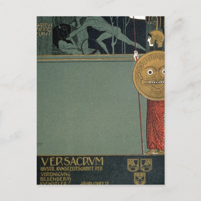 Cover of Ver Sacrum the journal of the Postcard (Front)