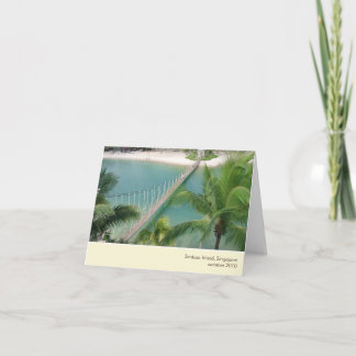 Cover photo caption cream widescreen thank you card