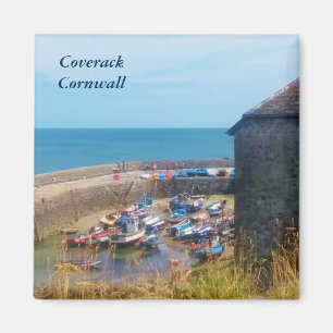Coverack Harbour The Lizard Cornwall England Magnet