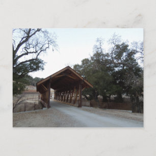 Covered Bridge at Halter Ranch, Paso Robles Postcard