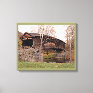 Covered Bridge Canvas Print
