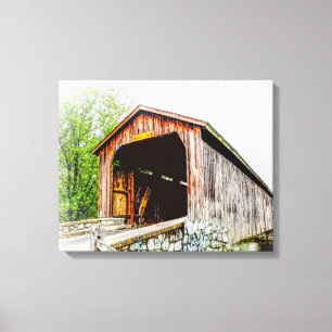 Covered Bridge -- Canvas Print