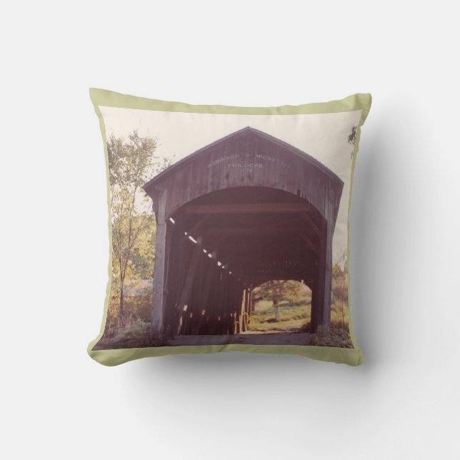 Covered Bridge Cushion (Front)