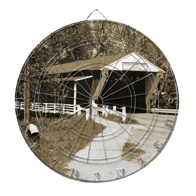Covered Bridge Dartboard (Front)