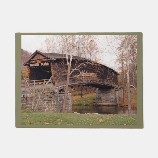 Covered Bridge Doormat (Front)