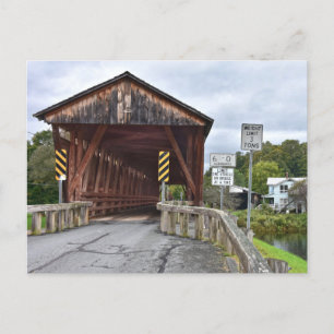 Covered Bridge, Downsville, New York Postcard