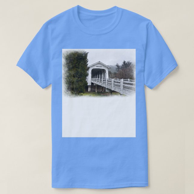 Covered Bridge Entrance T-Shirt (Design Front)