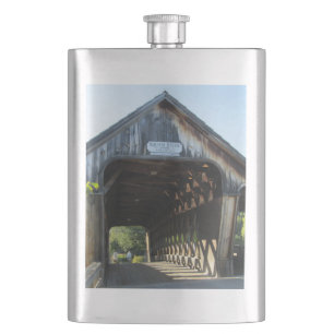 Covered Bridge Hip Flask