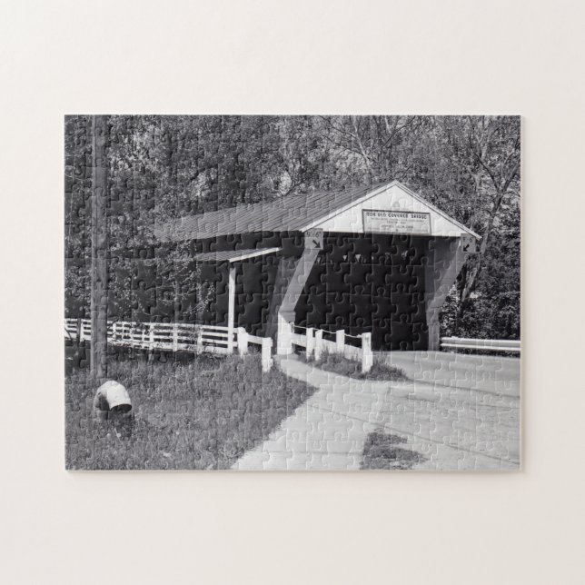 Covered Bridge Jigsaw Puzzle (Horizontal)