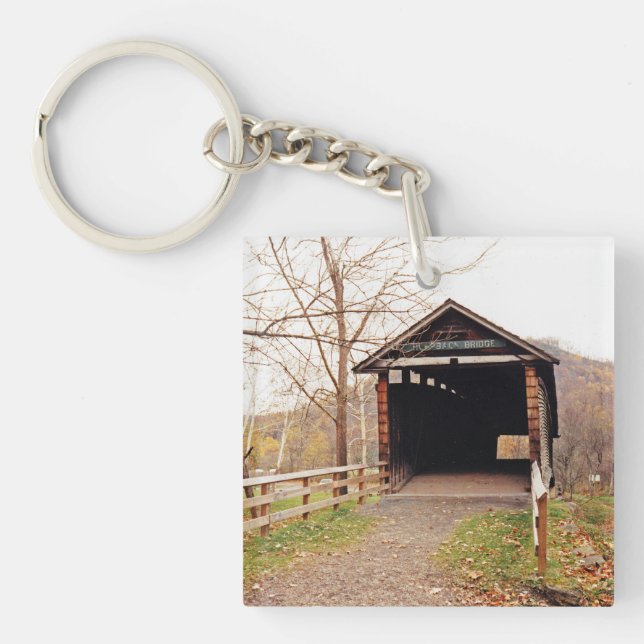 Covered Bridge Key Ring (Front)