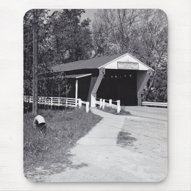Covered Bridge Mouse Mat (Front)