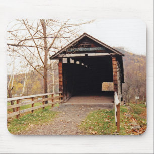 Covered Bridge Mouse Mat