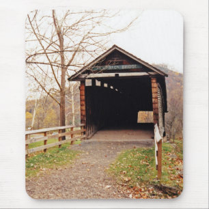 Covered Bridge Mouse Mat