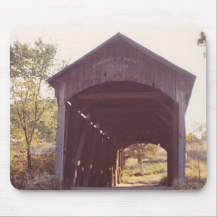 Covered Bridge Mouse Mat
