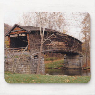 Covered Bridge Mouse Mat