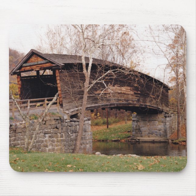 Covered Bridge Mouse Mat (Front)