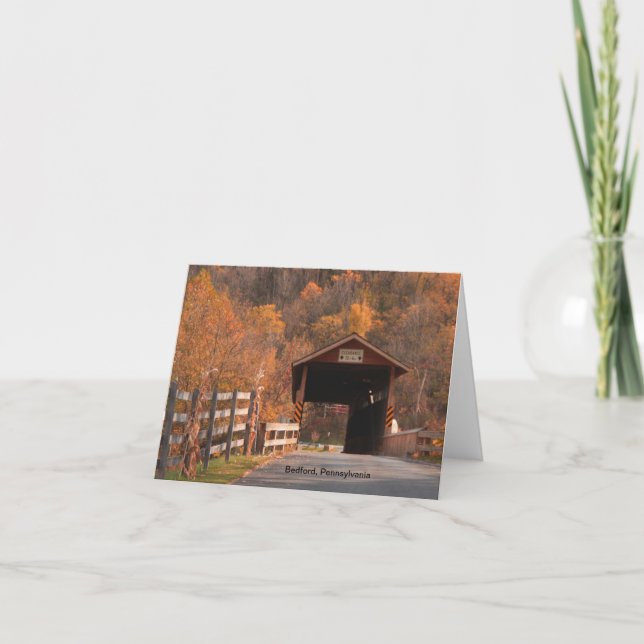 Covered Bridge Note Card (Front)