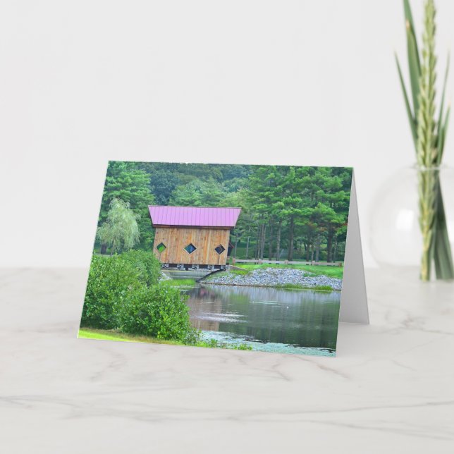 Covered Bridge Note Card (Front)