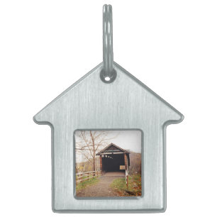 Covered Bridge Pet Tag