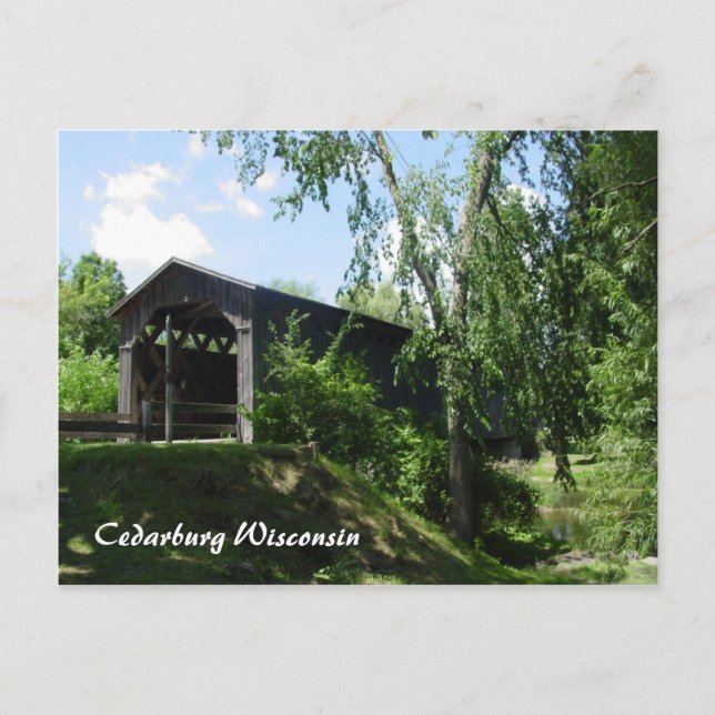 Covered Bridge Postcard (Front)
