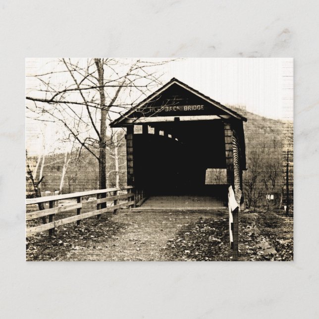 Covered Bridge Postcard (Front)