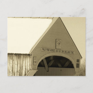 Covered Bridge Postcard