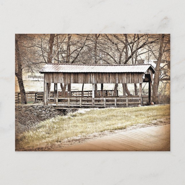 Covered Bridge Postcard (Front)