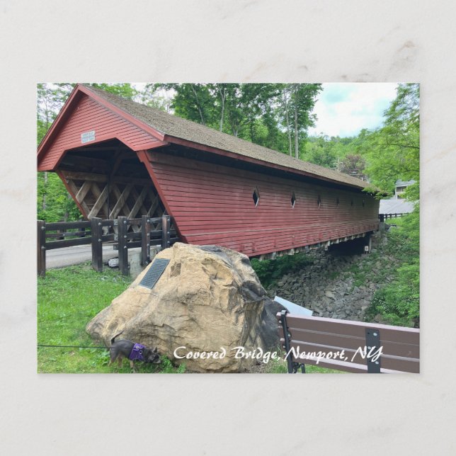 Covered Bridge Postcard (Front)