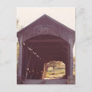 Covered Bridge Postcard