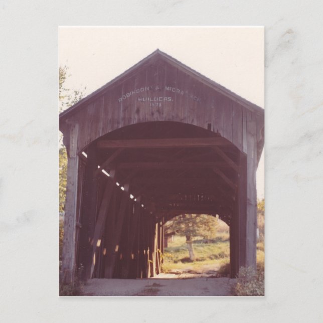 Covered Bridge Postcard (Front)