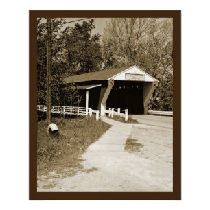Covered Bridge Poster