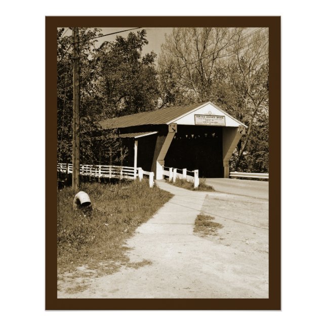 Covered Bridge Poster (Front)