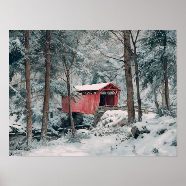 Covered Bridge Poster (Front)