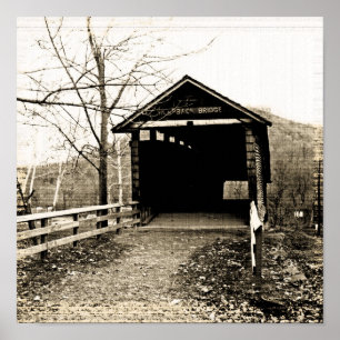 Covered Bridge Poster