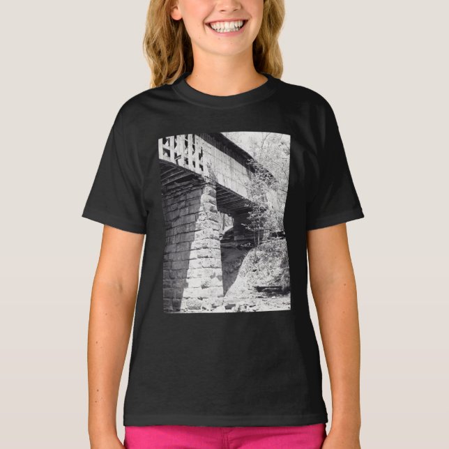 Covered Bridge  T-Shirt (Front)