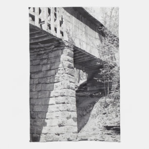 Covered Bridge Tea Towel