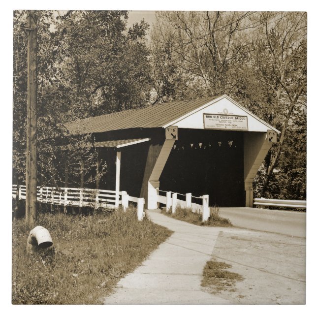 Covered Bridge Tile (Front)