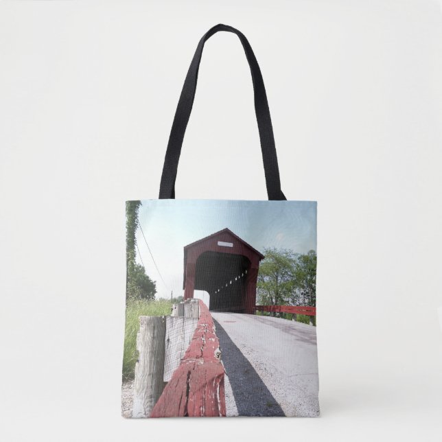 Covered Bridge Tote Bag (Front)